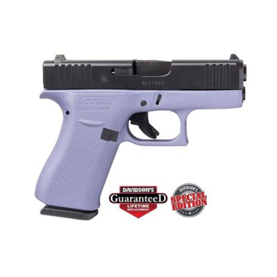 GLOCK 43X PURPLE ORCHID 9MM 10 ROUND PISTOL
