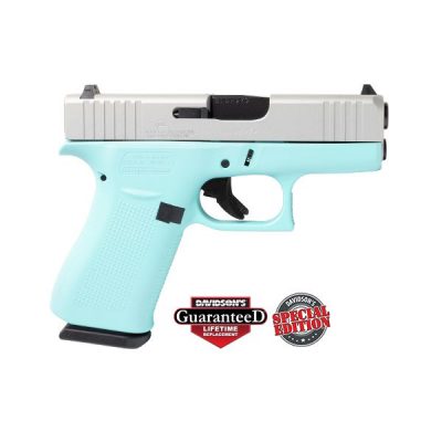 GLOCK 43X ROBINS EGG BLUE 9MM 10 ROUND PISTOL