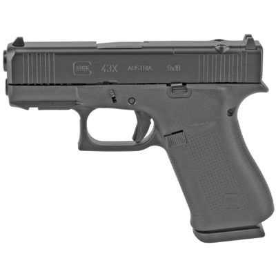 GLOCK 43X MOS BLACK 9MM 10 ROUND PISTOL