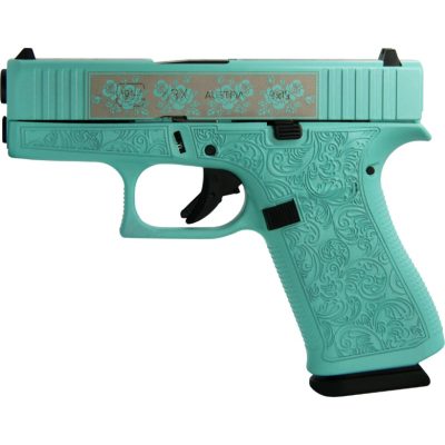 Glock 43X Glocks & Roses Custom Engraved 9mm Pistol