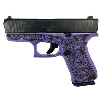 GLOCK 43X Mandala w/ Purple Pearl 9MM 10 ROUND PISTOL