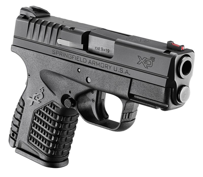 Springfield XDS black front side view