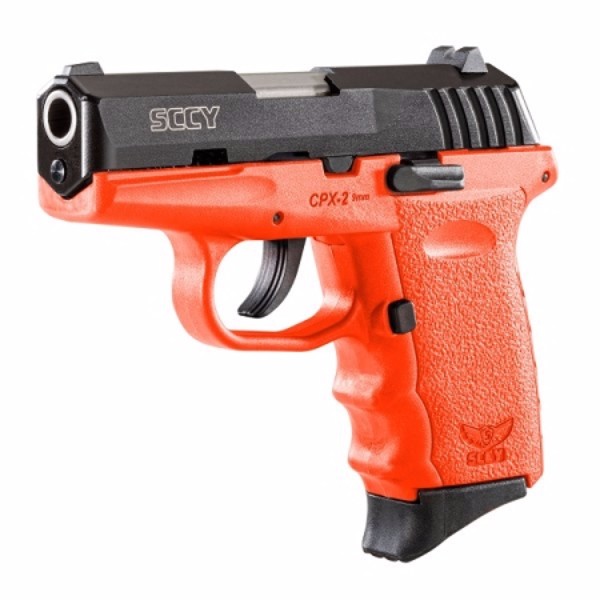 SCCY CPX-2 Orange & Black Slide 9mm Pistol