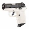 SCCY CPX-2 White & Black slide 9mm pistol