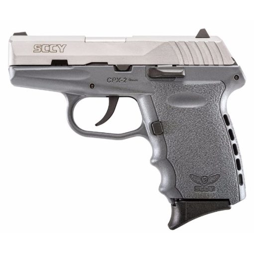 SCCY CPX-2 Grey & Stainless slide 9mm pistol