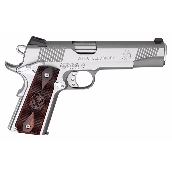 Springfield Armory 1911 Stainless Loaded .45ACP Pistol
