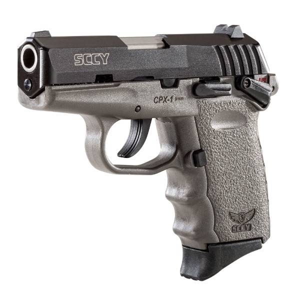 SCCY CPX-1 Grey frame & Black Slide 9mm Pistol