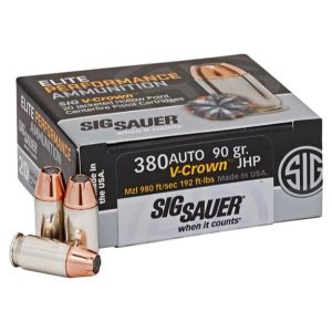 Sig Sauer Elite Performance .380ACP JHP
