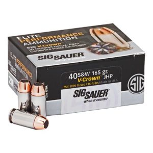Sig Sauer Elite 40 jhp ammo