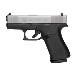 GLOCK 43X AMERIGLO SILVER 9MM 10 Round Pistol