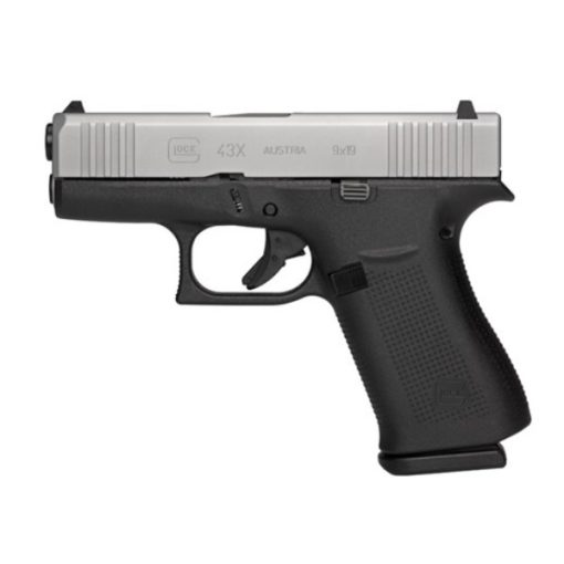GLOCK 43X AMERIGLO SILVER 9MM 10 Round Pistol
