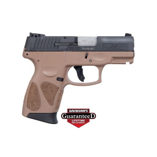 TAURUS G2C BROWN w/ BLACK SLIDE 9MM PISTOL