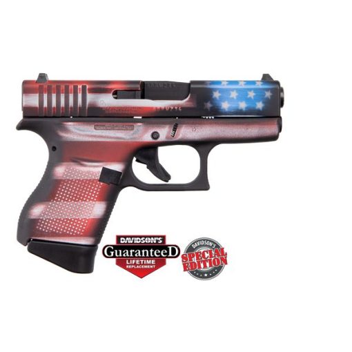 GLOCK 43 Battleworn US FLAG USA 9MM PST CKBWFL