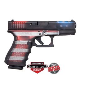 GLOCK 19 GEN4 US FLAG 9MM 15ROUND PISTOL CKBWFLAG