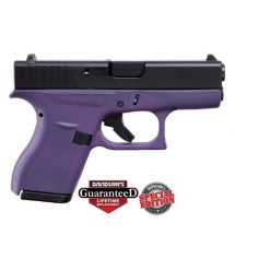 Glock 42 Purple w/ Black Slide .380ACP 6 RD Pistol