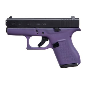 Glock 42 Purple w/ Black Slide .380ACP 6 Round Pistol