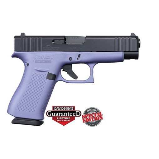 GLOCK 48 ORCHID W/ ELITE BLACK SLIDE 9MM PISTOL