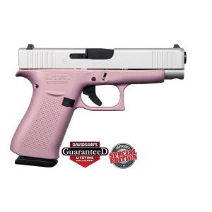 GLOCK 48 PINK STAINLESS SLIDE USA 9MM PISTOL