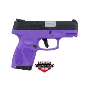 TAURUS G2S DARK PURPLE BLACK SLIDE 7 ROUND SLIM 9MM PISTOL