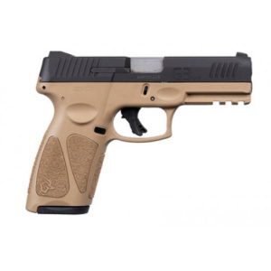 TAURUS G3 TAN W/ BLACK SLIDE 9MM 15/17RD PISTOL