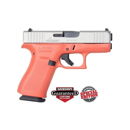 GLOCK 43X CORAL 9MM 10 ROUND PISTOL