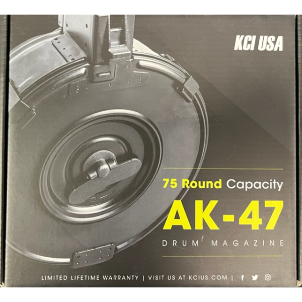 KCI AK-47 Drum Magazine 7.62x39 75 Round