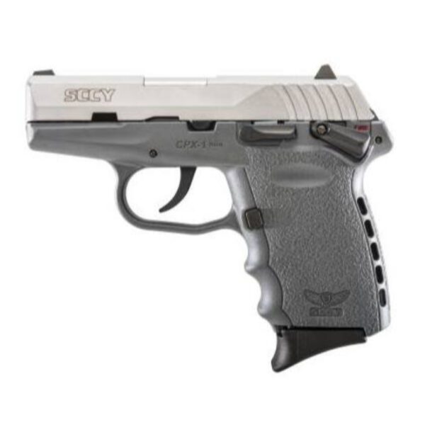 SCCY CPX-1 Grey Frame & Stainless Slide 9mm 3.1" Barrel 10 Rounds Pistol