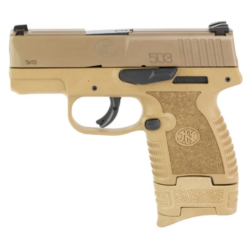 FN 503 FDE Micro Compact 9mm 8 Rd Pistol 66-100098-9