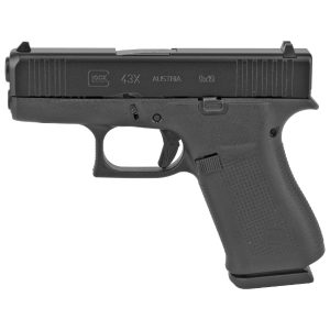 Glock 43X 9mm 10 Round Black Pistol