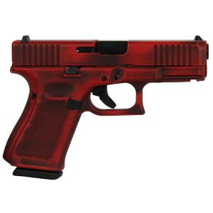 GLOCK 19 GEN5 BATTLEWORN RED FINISH COMPACT 9MM 15 RD PISTOL