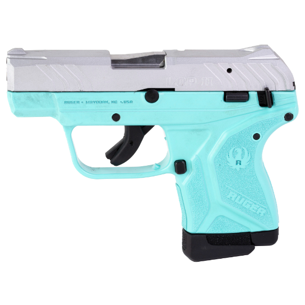 Ruger LCPII Lite Turquoise & Stainless .22LR Pistol
