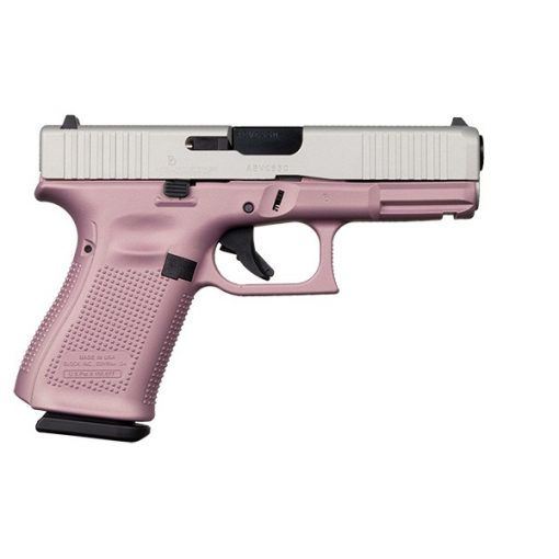 Glock 19 Gen5 Pink and Stainless 9mm Pistol