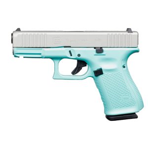 Glock 19 Robins Egg Blue and Stainless Gen5 9mm Pistol