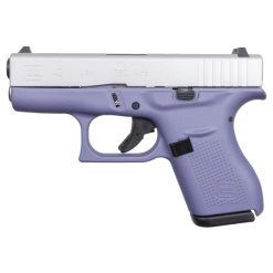 Glock 42 Orchid & Stainless 380ACP 6 Rd Pistol