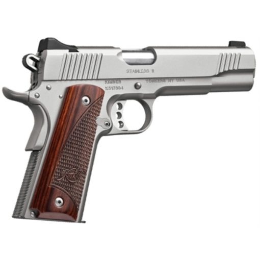 Kimber Stainless II Semi-Automatic Pistol 45 ACP 5" Barrel 7-Round Stainless Rosewood