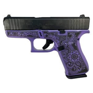 Glock 43X Purple Pearl Mandala 9mm 10 Round Pistol