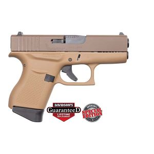 Glock 43 Chocolate & DDE 9mm 6 Round Pistol