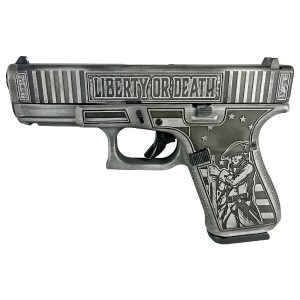 Glock 19 Gen5 Patriot Gray "Live or Die" 9mm Handgun