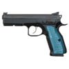 CZ Shadow2 Blue Grip Black 9mm 17Rd Pistol