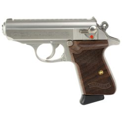 Walther PPK/S Stainless 380acp 7rd Wood Pistol