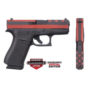 Glock 43x Red Stars & Stripes 9mm 10Rd Pistol
