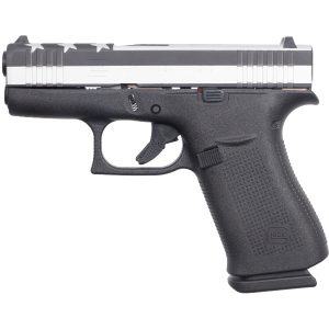 Glock 43x Silver Stars & Stripes 9mm 10Rd Pistol