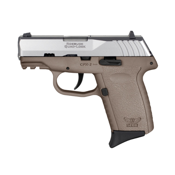 SCCY CPX-2 G3 FDE Stainless 9mm 10Rd Pistol