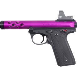 Ruger Mark-IV 2245 Purple 22lr 4.4 Red Dot Pistol