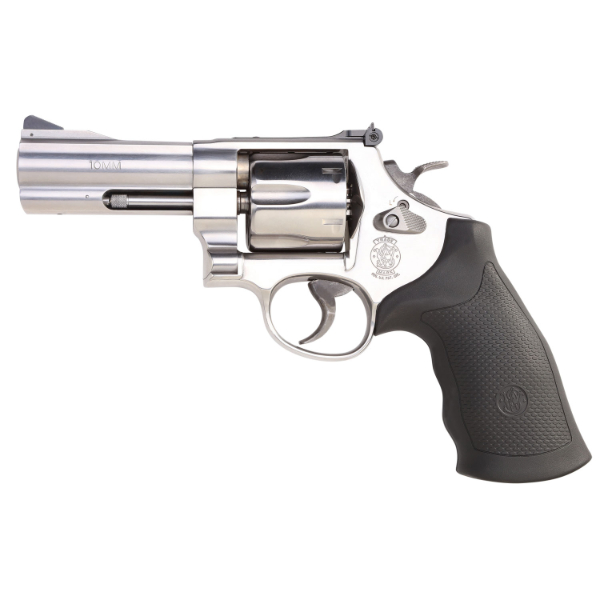 Smith & Wesson 610 10mm Auto or 40 S&W Stainless Steel 4" Barrel Revolver