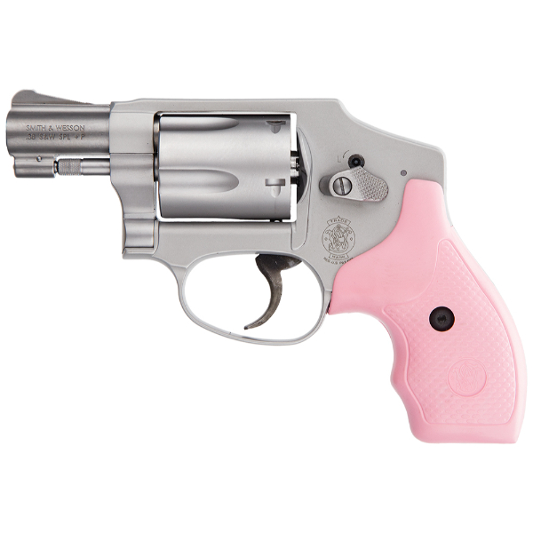 Smith & Wesson 642 Pink Airweight 38 S&W Spl +P 5 Shot 1.88" SS Revolver