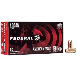 Federal American Eagle .40 180Gr FMJ 50 Round Ammo