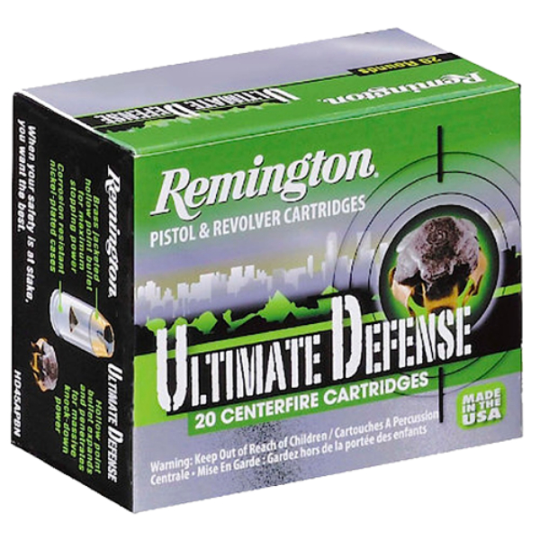 Remington Ultimate Defense 40S&W 165Gr 20 Round Ammunition