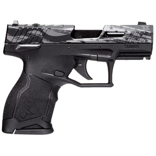 Taurus TX22C TORO Distressed US Flag Black & Grey 22LR Pistol
