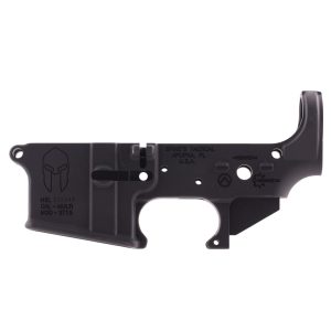 Spikes Tactical Spartan Stripped Lower Receiver 7075-T6 Aluminum Black